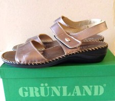 SANDALI GRÜNLAND - donna - pelle colore dorato N. 41