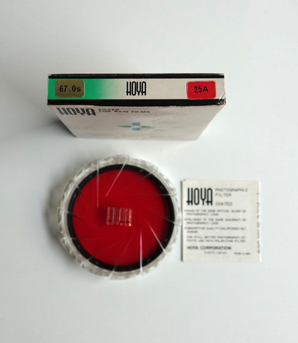 Hoya filtro 25a - r(25a), 67mm