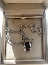 Collana con ciondolo in ceramica argento sterling BVLGARI BV.ZERO Save the Children