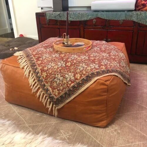 Pouf poggiapiedi ottomano - , in