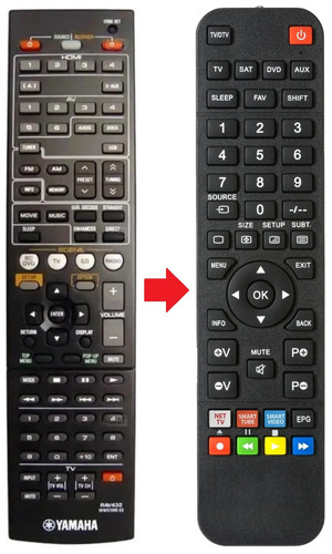 Telecomando adatto per - , yamaha