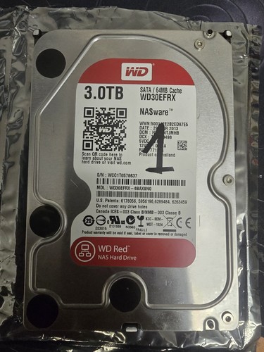 Hard disk 3tb red nas - disk, wd