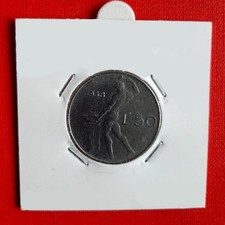 ITALY 50 Lire 1958 Volcano 1st