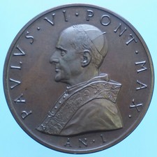 PAOLO VI MEDAGLIA 1963
