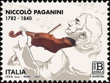 Italy 2022 Niccolò Paganini Violinist Composer Music Violin 1v MNH