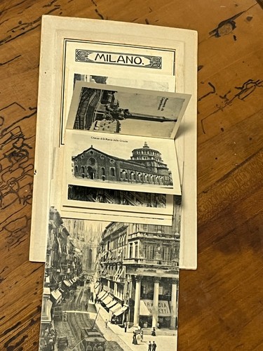 Cartolina valigetta milano - cartolina,