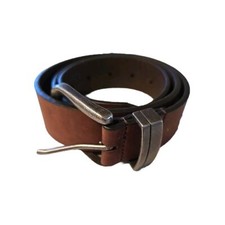 Brown Genuine Leather 1.5" W