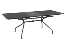 EMU TAVOLO ATHENA ALLUNGABILE IN ACCIAIO 160/210X90 FERRO ANTICO ARREDO GIARDIN