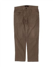 TRUSSARDI Pantalone Uomo Dritto Casual W35 L30 Marrone Cotone CH19