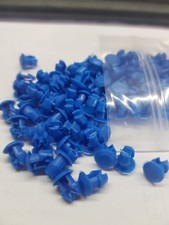 BOTTONI TARGA BLU 500 PEZZI - KIT FISSAGGIO PORTATARGA AUTO CLIP AZZURRO