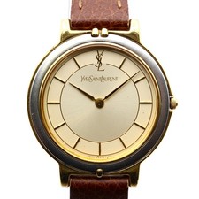 Orologio Yves Saint Laurent 2041936 quarzo due lancette anni 90 vintage unisex cinturino nuovo