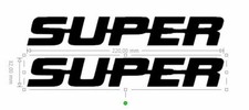 2x STICKERS SUPER SCANIA
