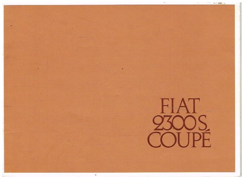 Fiat 2300s ghia coupe 1962 - 2300s,