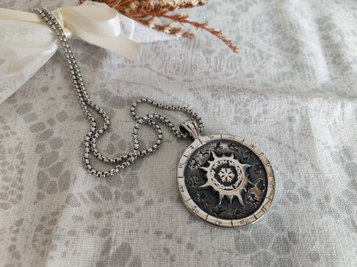 Collana uomo acciaio - , ciondolo