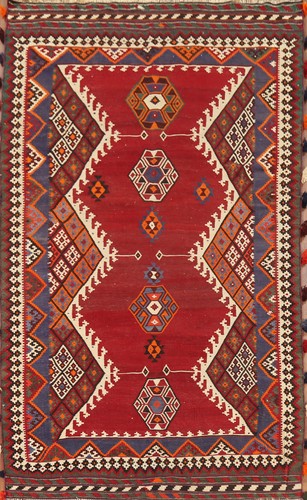 Tappeto kilim zona rossa - tappeto,