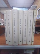 GIUSEPPE TOMASSETTI LA CAMPAGNA ROMANA ANTICA MEDIOEVALE MODERNA BDR 1975 7 VOL