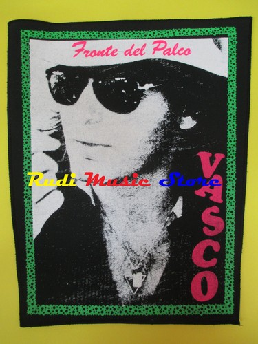 Toppa patch vasco rossi - rossi, fronte