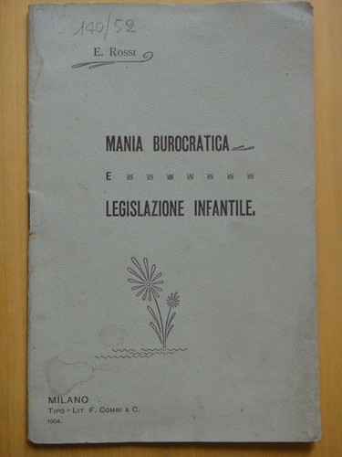 1904 mania burocratica - burocratica, e