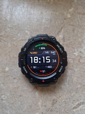 Orologio Ruggered Smartwatch Amazfit T-Rex black Usato Senza Viti Cinturino.