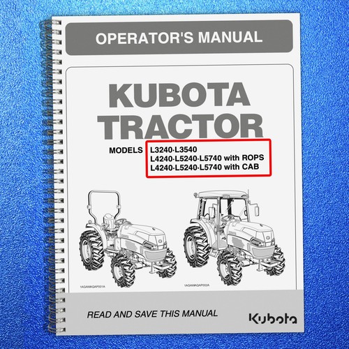 Kubota rops cab l3240 - kubota,