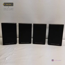 4 X MORDAUNT-SHORT ALUMNI 2 ALTOPARLANTI STEREO DA SCAFFALE SATELLITARI CABLATI