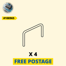 4 x 108965 Perni di collegamento IKEA Argento per BILLY, GNEDBY [Slovacchia]