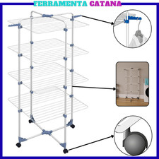 stendibiancheria VILEDA a torre da esterno stendino verticale acciaio pieghevole