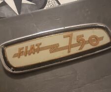 scritta, fregio cruscotto Fiat 600 D 750 originale 