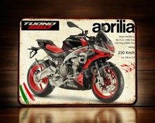 Plaque métal  Aprilia Tuono