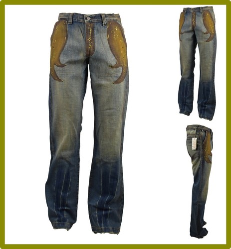 Jeans uomo zampa gamba - da, a