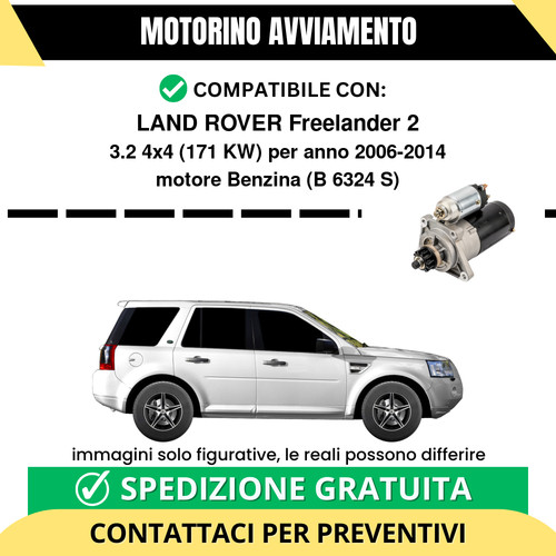 Motorino avviamento land rover - motorino,
