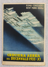 cartolina futurismo aviazione