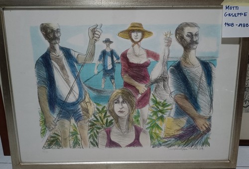 Litografia quadro motti - litografia,