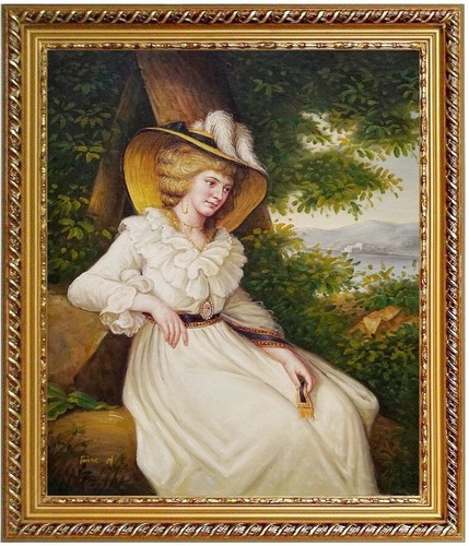 Quadro olio lady - quadro, elizabeth