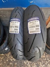 Coppia 120/70 ZR17 58W 160/60 ZR17 69W METZELER SPORTEC M3 DOT2025 posteriore
