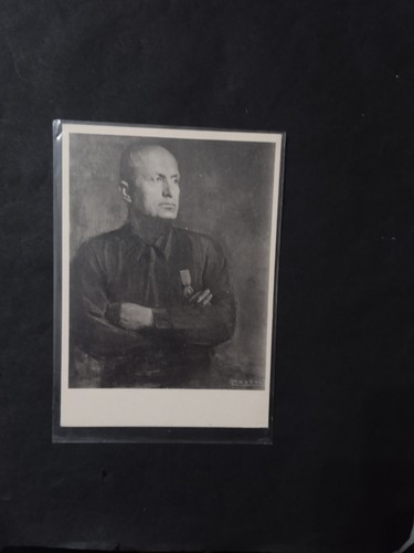 Cartolina mussolini disegno - mussolini.,