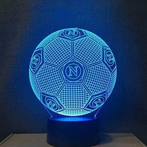 Lampada led pallone - a, 3d