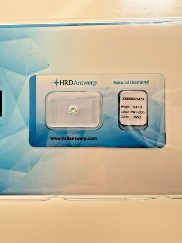 Diamante certificato hrd - diamante,