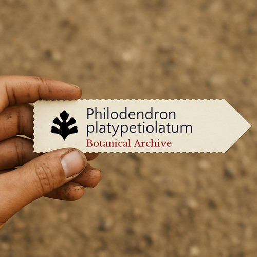 Philodendron platypetiolatum
