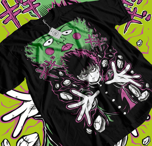 Shirt anime mob psycho - anime, 100