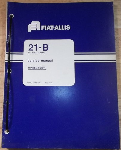 Fiat allis cingolato - allis, 21-b
