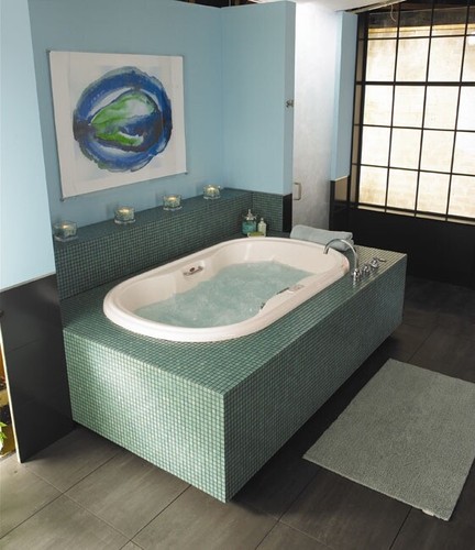 Black bathtub jacuzzi - black,