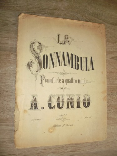 Cunio la sonnambula - cunio, a.;