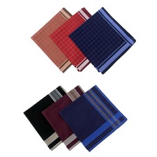6 Pezzi Fazzoletti Da Uomo a