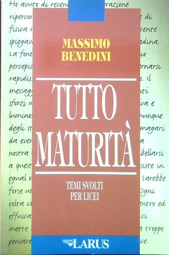 Tutto maturita benedini - tutto,