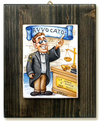 Avvocato quadro mattonella - avvocato-quadro,