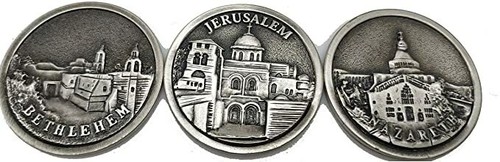Monete chiesa terra santa - chiesa,