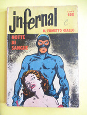 JNFERNAL # 1 NOTTE DI SANGUE 1965 EDIZ. NORD FIRST EDITION no diabolik il morto