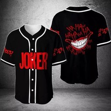 MAGLIA BASEBALL HORROR JOKER