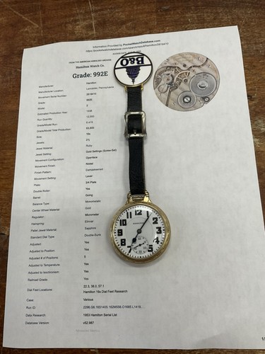 Orologio tasca hamilton - tasca,